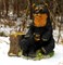 Кашпо медведь с медвежонком - фото 4987
