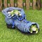 Кашпо ботинок с лягушками синий - фото 5447
