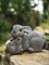 Заяц с зайчонком (м) серый - фото 6846